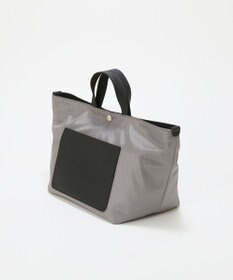 TOPKAPI 【Breath TOPKAPI sis】【WEB限定】ナイロン レザーポケット ミニ トートバッグ ショルダー付き 軽量 / CALM カーム