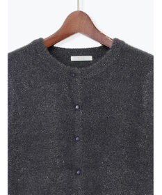 Te chichi ラメシャギークルーネックカーディガン
