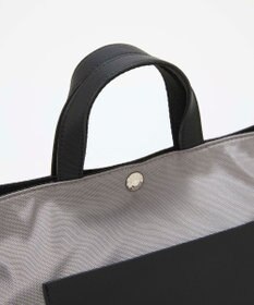 TOPKAPI 【Breath TOPKAPI sis】【WEB限定】ナイロン レザーポケット ミニ トートバッグ ショルダー付き 軽量 / CALM カーム