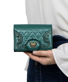 ANNA SUI エレノア 内Lファスナー二つ折り財布