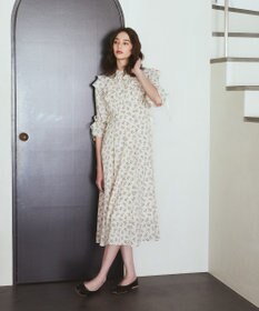 Maison de FLEUR フラワープリントワンピース