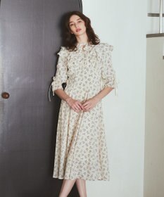 Maison de FLEUR フラワープリントワンピース