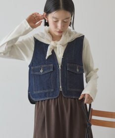 AMERICAN HOLIC ショート丈デニムベスト