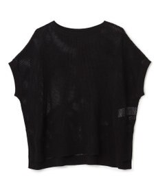 UNFILO L メッシュ ハーフスリーブ ニット