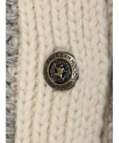 AMERICAN HOLIC 配色ケーブルニットカーディガン