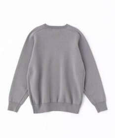 UNFILO MENS 【新色追加】スウェットライク クルーニット [24年秋冬商品]