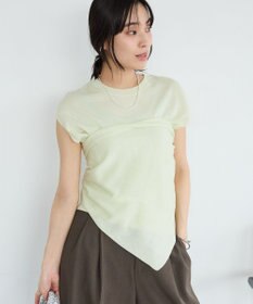 CRAFT STANDARD BOUTIQUE 【2点SET】ストール付きノースリーブニットプルオーバー
