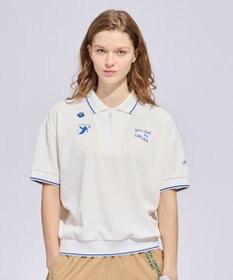 PW CIRCULUS 【WOMEN】ミニワッフル鹿の子ポロ ゴルフウェア レディース