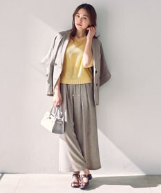 ANY 【セットアップ対応】テックリネンツイードパンツ