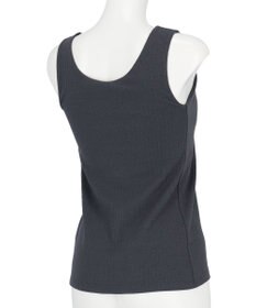 Wing カップ付きタンクトップ 綿混素材(身生地) ラク きれいなバストシルエット 【シンクロブラトップ リブタイプ】 ノースリーブ ブラトップ ET1172 ウイング／ワコール