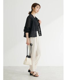 Green Parks ・ＥＬＥＮＣＡＲＥ　ＤＵＥ　バンドカラーレースシャツ