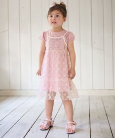 ANY KIDS チュールキャミソール付き ワンピース
