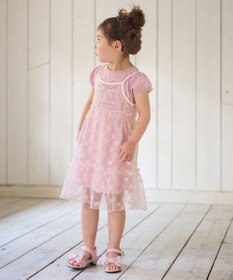 ANY KIDS チュールキャミソール付き ワンピース