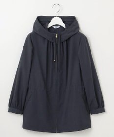 J.PRESS LADIES L 【洗える】80/1スパンタイプライター フーデッド アウター