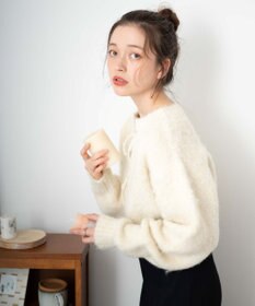 WEGO 2WAYブークレリボンカーデ