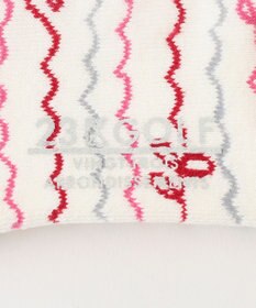 23区GOLF 【WOMEN】ウェーブロゴ アンクルソックス