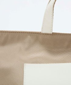 TOPKAPI 【Breath TOPKAPI sis】【WEB限定】ナイロン レザーポケット ミニ トートバッグ ショルダー付き 軽量 / CALM カーム