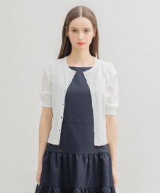 TOCCA 【洗える！】SWAN CREWNECK クルーネック カーディガン