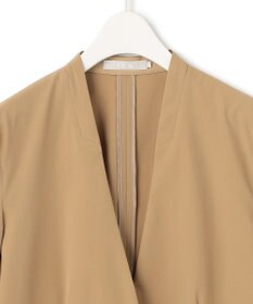 ICB 【接触冷感・UVカット・撥水・洗える】 プルーフ4WAYタフタ ノーカラージャケット