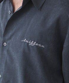 WEGO 【ユニセックス着用ITEM】フィブリルワンポイントBIGシャツ（長袖）