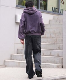 WEGO 【ウエスト調整可/SMLサイズ展開】ローライズカバーフィットフレアデニムパンツ