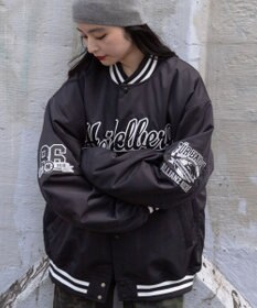 WEGO 【ユニセックス着用ITEM】グラフィックパファースタジャン