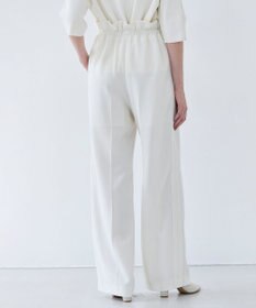 BEIGE， 【洗える・STORY 6月号掲載】RUE / ウエストゴムワイドストレートパンツ