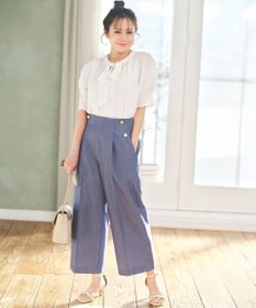 ANY SIS S 【低身長企画】2WAYボウタイ ブラウス