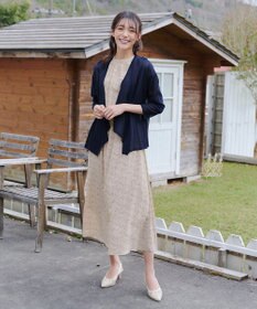 Tiaclasse 【洗える】花柄フレンチスリーブワンピース