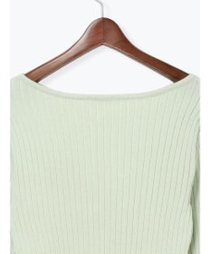 Te chichi レースカフスリブニット