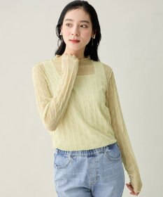 ANY L レースインナートップス