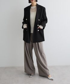 Green Parks ＳＥＴ２点　クロシェ風ニットプルオーバー