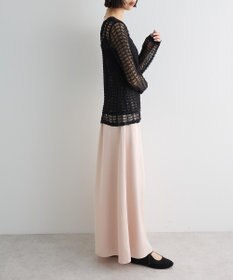 Green Parks ＳＥＴ２点　クロシェ風ニットプルオーバー