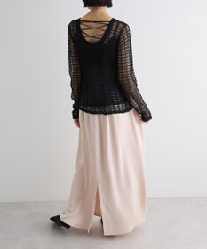 Green Parks ＳＥＴ２点　クロシェ風ニットプルオーバー