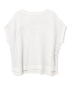 UNFILO L メッシュ ハーフスリーブ ニット