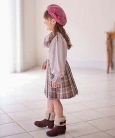 ANY KIDS リボン ボウタイ付き カットソー