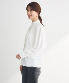 Green Parks ・ＥＬＥＮＣＡＲＥ　ＤＵＥ　ピンタックブラウス