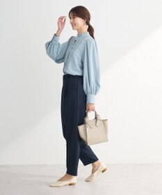 Green Parks ・ＥＬＥＮＣＡＲＥ　ＤＵＥ　ピンタックブラウス