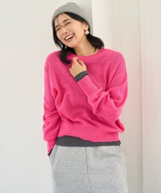 UNFILO シアーアルパカ ボリュームスリーブ ニット