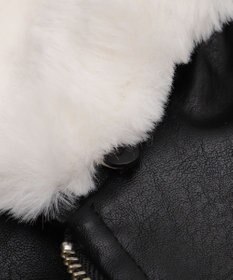 WEGO 2WAYファー襟PUジャケット