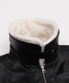 WEGO 2WAYファー襟PUジャケット