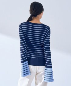 YECCA VECCA マルチボーダー柄ニット