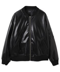 WEGO 【ユニセックス着用ITEM】エコレザーMA－1