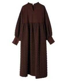 Green Parks armonia．異素材切替ワンピース