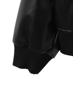 WEGO 【ユニセックス着用ITEM】エコレザーMA－1