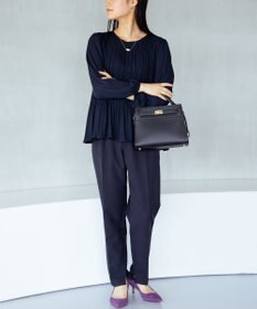 組曲 ベルトデザインスクエアショルダーバッグ