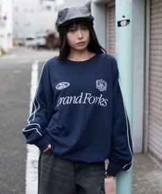 WEGO 【ユニセックス着用ITEM】ショートドロストラインプルオーバー