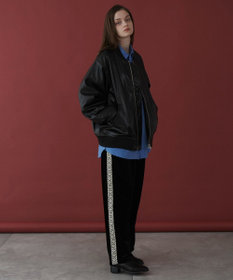 WEGO 【ユニセックス着用ITEM】エコレザーMA－1