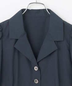 #Newans 【セレモニーにも】オープンカラーペプラムブラウス