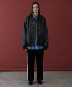 WEGO 【ユニセックス着用ITEM】エコレザーMA－1